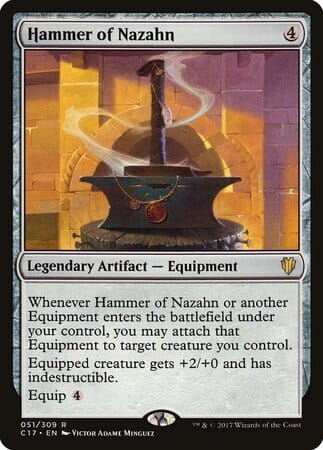 Hammer of Nazahn [Commander 2017] MTG Single Magic: The Gathering  | Multizone: Comics And Games