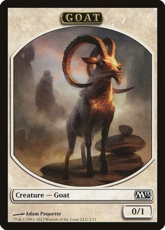 Goat Token [Magic 2013 Tokens] MTG Single Magic: The Gathering  | Multizone: Comics And Games