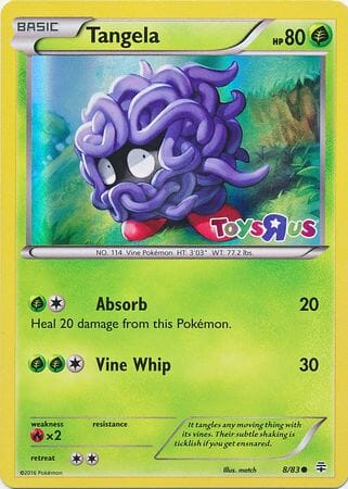 Tangela (8/83) (Toys R Us Promo) [XY: Generations] Pokemon Single Pokémon  | Multizone: Comics And Games