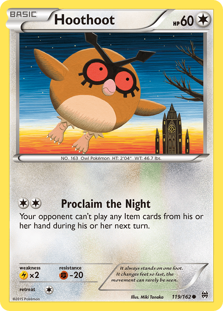 Hoothoot (119/162) [XY: BREAKthrough] Pokemon Single Pokémon  | Multizone: Comics And Games