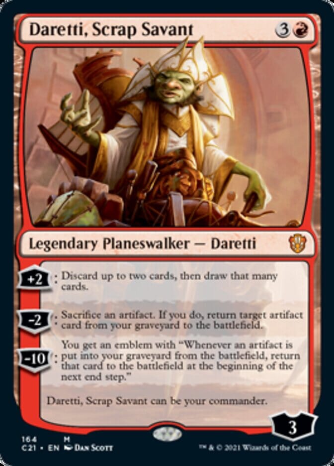 Daretti, Scrap Savant [Commander 2021] MTG Single Magic: The Gathering  | Multizone: Comics And Games