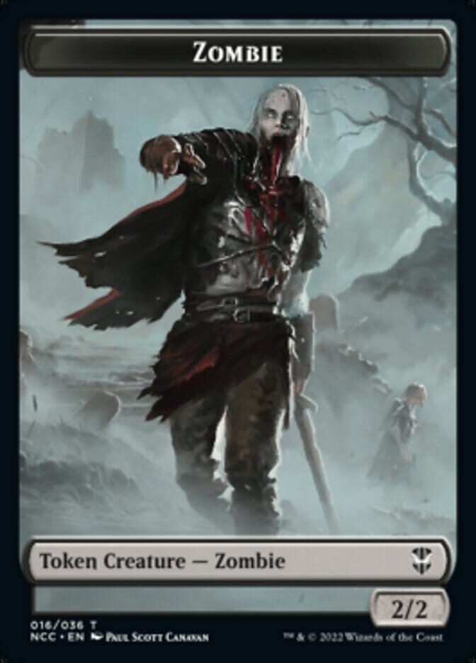 Zombie // Drake Double-sided Token [Streets of New Capenna Commander Tokens] MTG Single Magic: The Gathering  | Multizone: Comics And Games