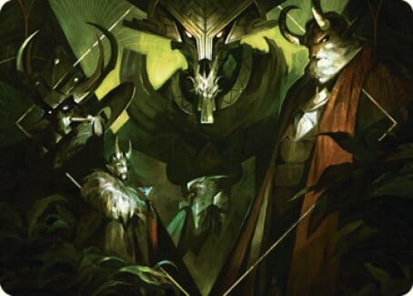 Meeting of the Five Art Card [Streets of New Capenna Art Series] MTG Single Magic: The Gathering  | Multizone: Comics And Games