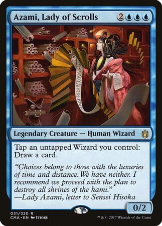 Azami, Lady of Scrolls [Commander Anthology] MTG Single Magic: The Gathering  | Multizone: Comics And Games