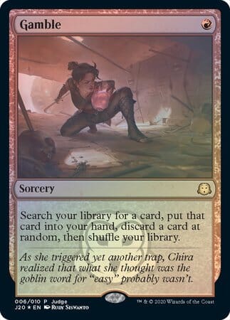 Gamble [Judge Gift Cards 2020] MTG Single Magic: The Gathering  | Multizone: Comics And Games