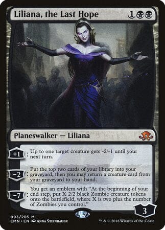 Liliana, the Last Hope [Eldritch Moon] MTG Single Magic: The Gathering  | Multizone: Comics And Games