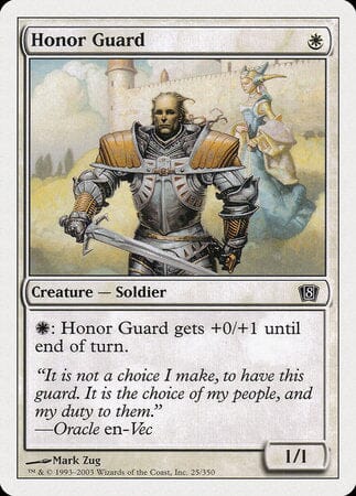 Honor Guard [Eighth Edition] MTG Single Magic: The Gathering  | Multizone: Comics And Games