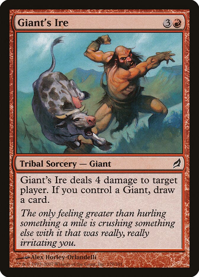 Giant's Ire [Lorwyn] MTG Single Magic: The Gathering  | Multizone: Comics And Games