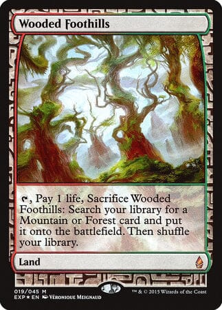 Wooded Foothills [Zendikar Expeditions] MTG Single Magic: The Gathering  | Multizone: Comics And Games