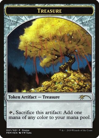 Treasure Token (2018 Lunar New Year Promo) [2018 Lunar New Year] MTG Single Magic: The Gathering  | Multizone: Comics And Games