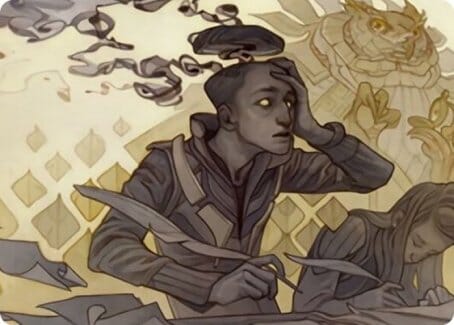 Go Blank Art Card [Strixhaven: School of Mages Art Series] MTG Single Magic: The Gathering  | Multizone: Comics And Games