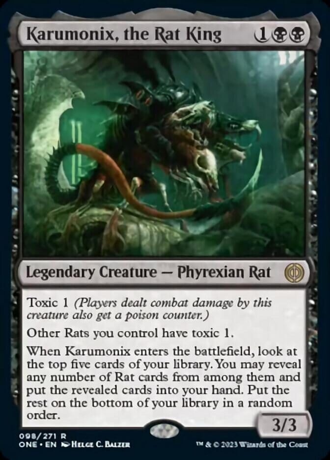 Karumonix, the Rat King [Phyrexia: All Will Be One] MTG Single Magic: The Gathering  | Multizone: Comics And Games