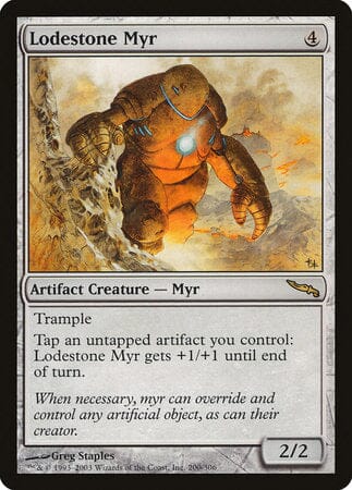 Lodestone Myr [Mirrodin] MTG Single Magic: The Gathering  | Multizone: Comics And Games