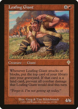 Loafing Giant [Invasion] MTG Single Magic: The Gathering  | Multizone: Comics And Games