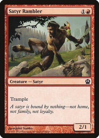 Satyr Rambler [Theros] MTG Single Magic: The Gathering  | Multizone: Comics And Games