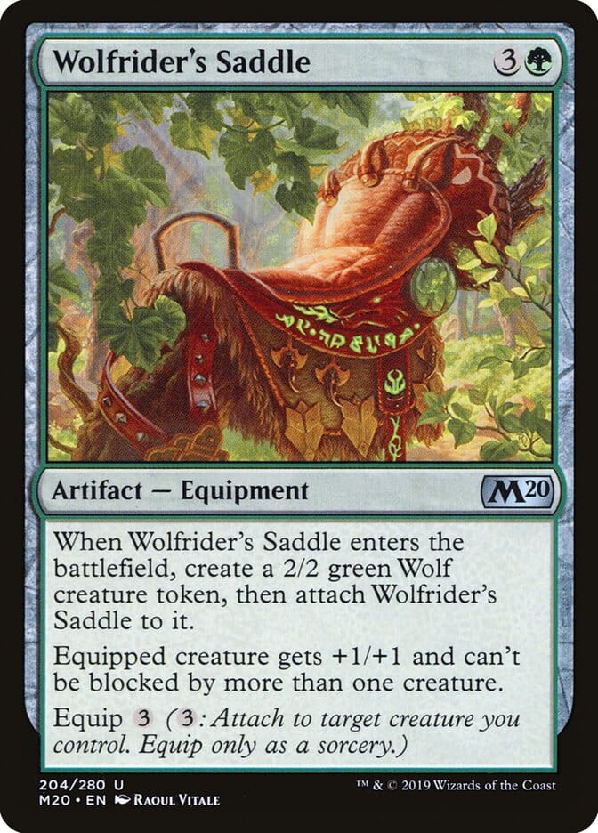 Wolfrider's Saddle [Core Set 2020] MTG Single Magic: The Gathering  | Multizone: Comics And Games