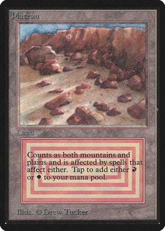 Plateau [Limited Edition Beta] MTG Single Magic: The Gathering  | Multizone: Comics And Games
