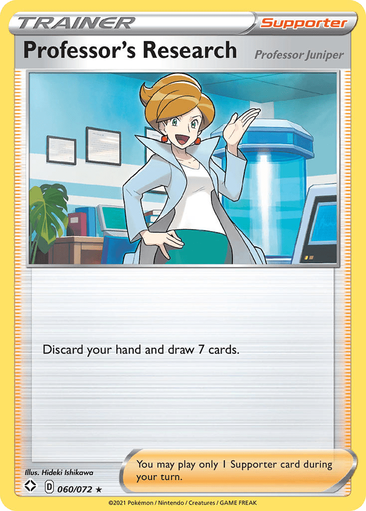 Professor's Research (060/072) (Professor Juniper) [Sword & Shield: Shining Fates] Pokemon Single Pokémon  | Multizone: Comics And Games