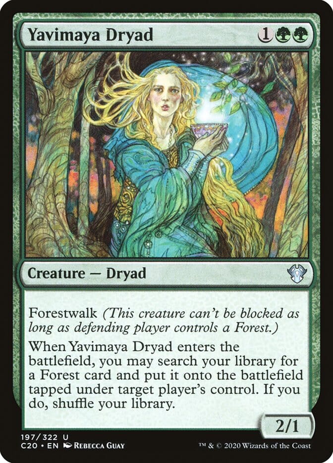 Yavimaya Dryad [Commander 2020] MTG Single Magic: The Gathering  | Multizone: Comics And Games