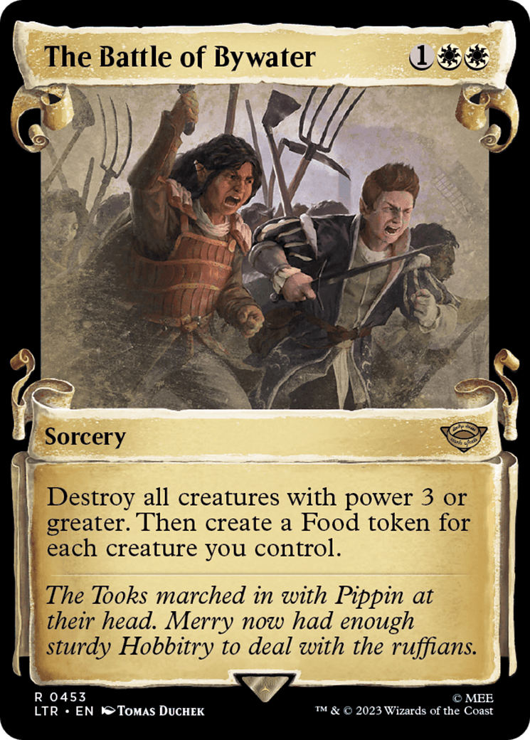 The Battle of Bywater [The Lord of the Rings: Tales of Middle-Earth Showcase Scrolls] MTG Single Magic: The Gathering  | Multizone: Comics And Games