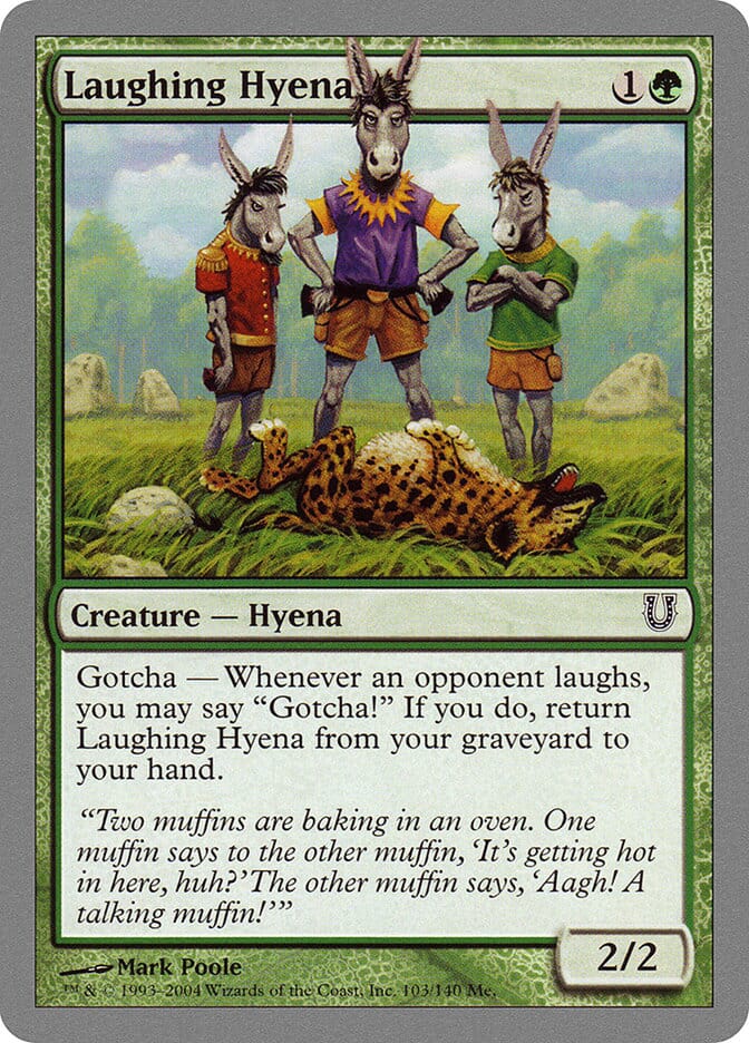 Laughing Hyena [Unhinged] MTG Single Magic: The Gathering  | Multizone: Comics And Games