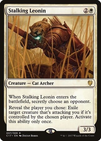 Stalking Leonin [Commander 2017] MTG Single Magic: The Gathering  | Multizone: Comics And Games