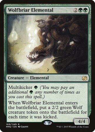 Wolfbriar Elemental [Modern Masters 2015] MTG Single Magic: The Gathering  | Multizone: Comics And Games