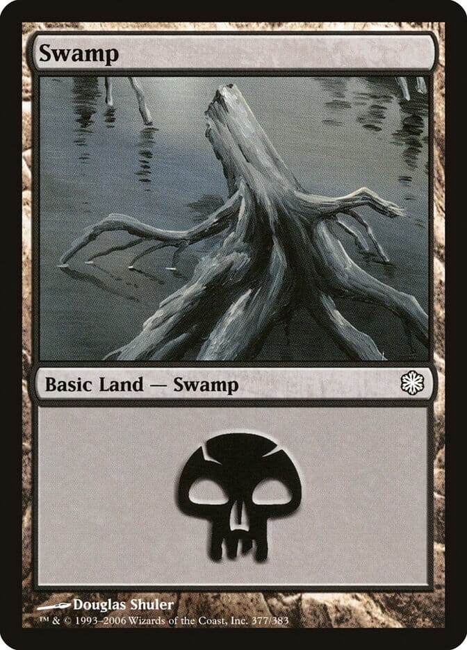 Swamp (377) [Coldsnap Theme Decks] MTG Single Magic: The Gathering  | Multizone: Comics And Games