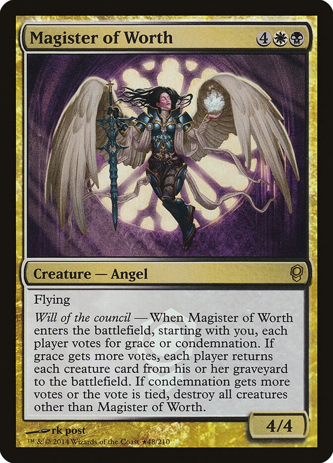 Magister of Worth (Launch) [Conspiracy Promos] MTG Single Magic: The Gathering  | Multizone: Comics And Games