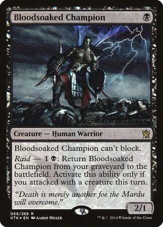 Bloodsoaked Champion [Khans of Tarkir Promos] MTG Single Magic: The Gathering  | Multizone: Comics And Games