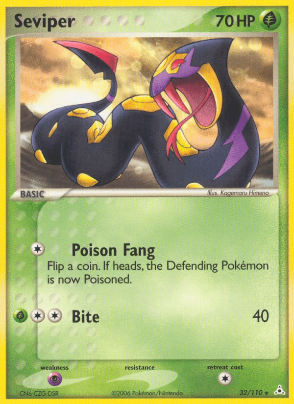 Seviper (32/110) [EX: Holon Phantoms] Pokemon Single Pokémon  | Multizone: Comics And Games