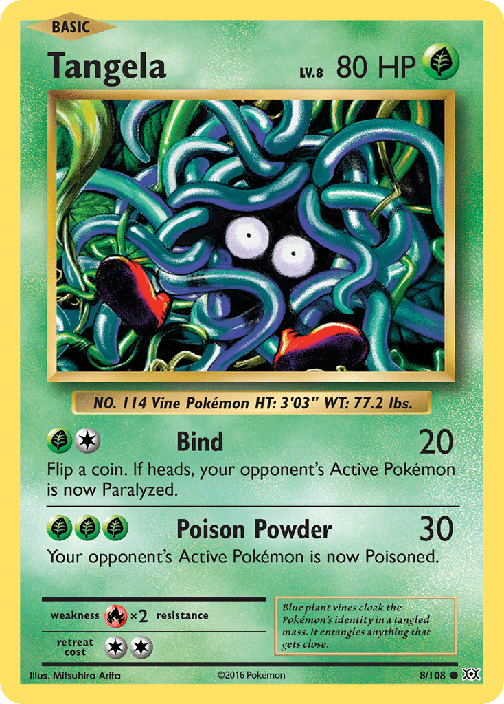 Tangela (8/108) [XY: Evolutions] Pokemon Single Pokémon  | Multizone: Comics And Games
