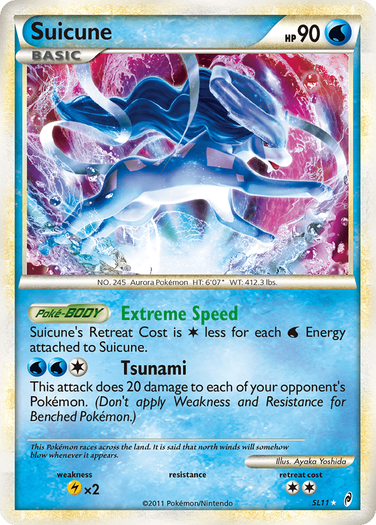 Suicune (SL11) [HeartGold & SoulSilver: Call of Legends] Pokemon Single Pokémon  | Multizone: Comics And Games