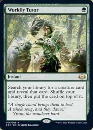 Worldly Tutor [Commander Collection: Green] MTG Single Magic: The Gathering  | Multizone: Comics And Games