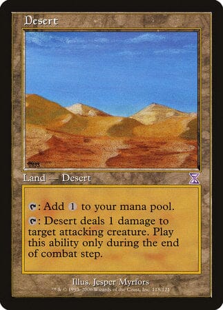 Desert [Time Spiral Timeshifted] MTG Single Magic: The Gathering  | Multizone: Comics And Games