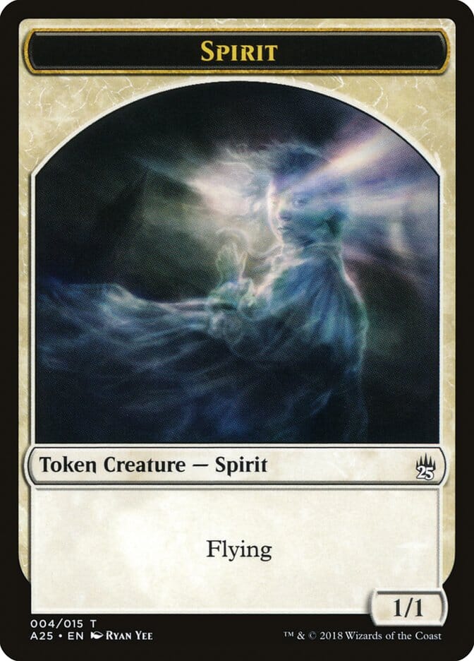 Spirit (004/015) [Masters 25 Tokens] MTG Single Magic: The Gathering  | Multizone: Comics And Games