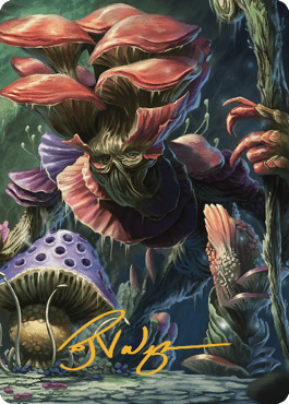Myconid Spore Tender Art Card (Gold-Stamped Signature) [Commander Legends: Battle for Baldur's Gate Art Series] MTG Single Magic: The Gathering  | Multizone: Comics And Games