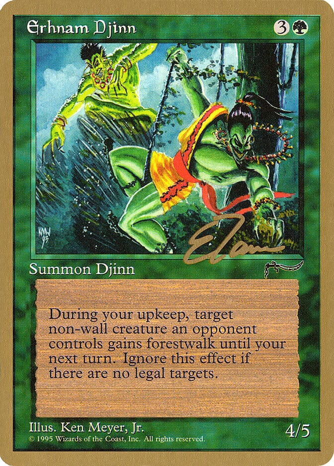 Erhnam Djinn (Eric Tam) [Pro Tour Collector Set] MTG Single Magic: The Gathering  | Multizone: Comics And Games