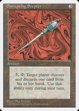 Disrupting Scepter [Fourth Edition] MTG Single Magic: The Gathering  | Multizone: Comics And Games