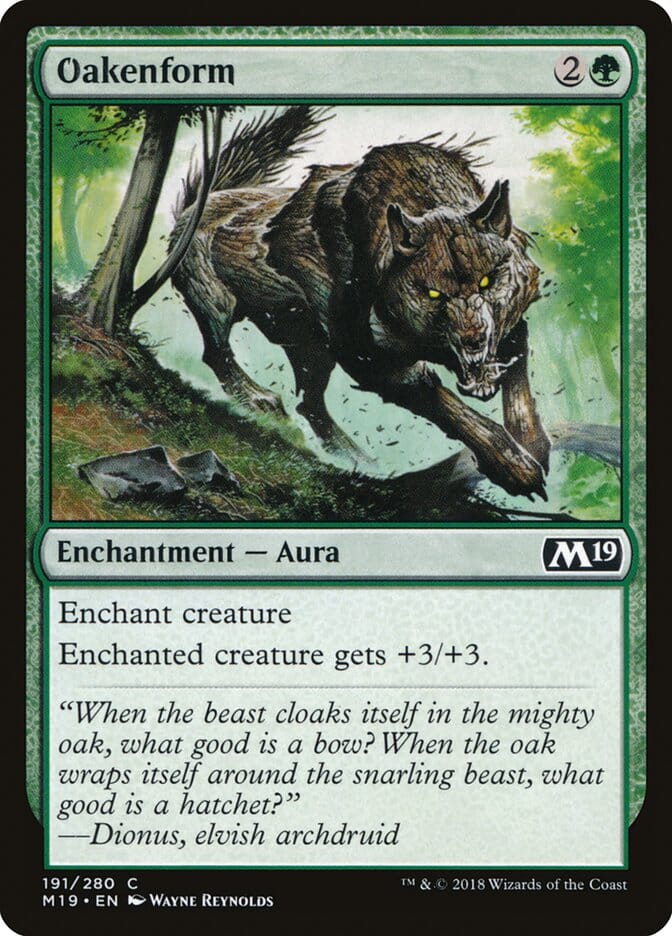 Oakenform [Core Set 2019] MTG Single Magic: The Gathering  | Multizone: Comics And Games