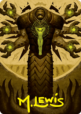 Inquisition of Kozilek Art Card (Gold-Stamped Signature) [Strixhaven: School of Mages Art Series] MTG Single Magic: The Gathering  | Multizone: Comics And Games