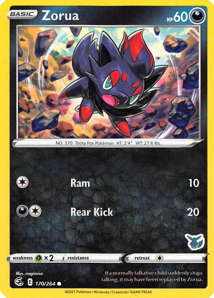 Zorua (170/264) (Eevee Deck) [Battle Academy 2022] Pokemon Single Pokémon  | Multizone: Comics And Games