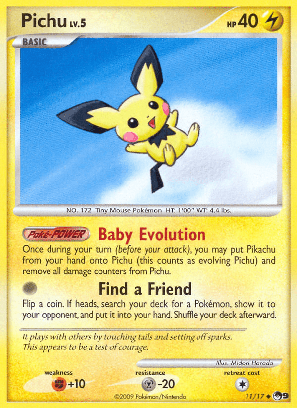 Pichu (11/17) [POP Series 9] Pokemon Single Pokémon  | Multizone: Comics And Games