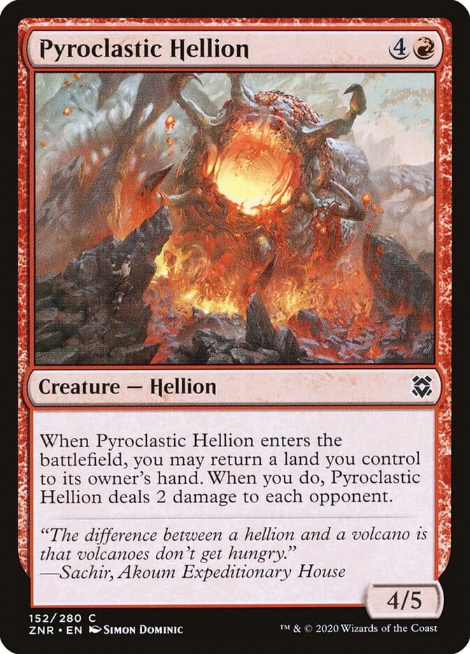 Pyroclastic Hellion [Zendikar Rising] MTG Single Magic: The Gathering  | Multizone: Comics And Games