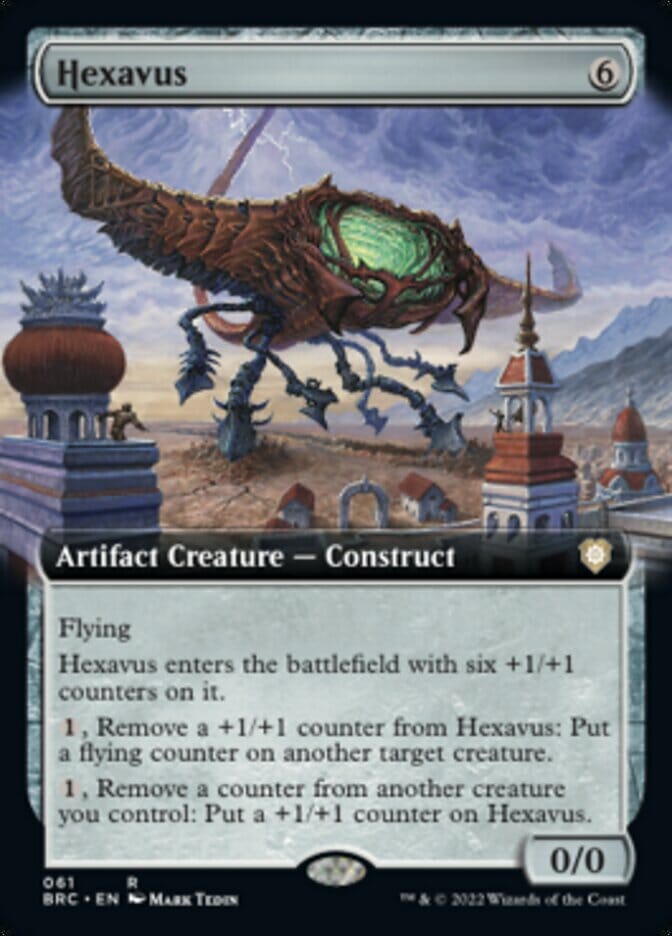 Hexavus (Extended Art) [The Brothers' War Commander] MTG Single Magic: The Gathering  | Multizone: Comics And Games