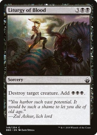 Liturgy of Blood [Battlebond] MTG Single Magic: The Gathering  | Multizone: Comics And Games