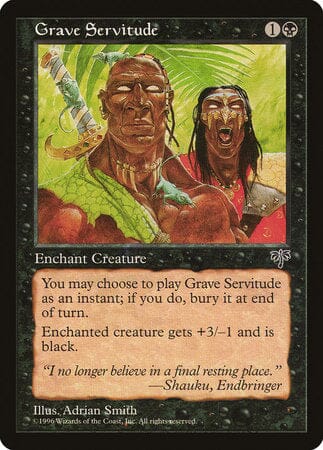 Grave Servitude [Mirage] MTG Single Magic: The Gathering  | Multizone: Comics And Games