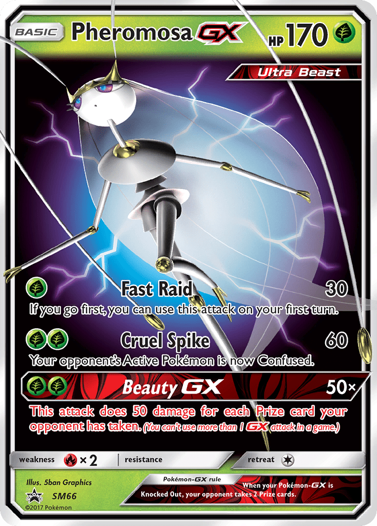 Pheromosa GX (SM66) [Sun & Moon: Black Star Promos] Pokemon Single Pokémon  | Multizone: Comics And Games