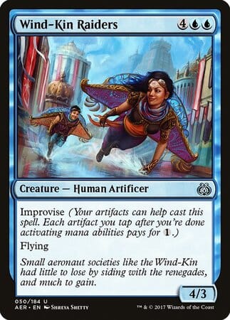 Wind-Kin Raiders [Aether Revolt] MTG Single Magic: The Gathering  | Multizone: Comics And Games