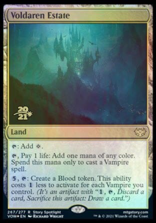 Voldaren Estate [Innistrad: Crimson Vow Prerelease Promos] MTG Single Magic: The Gathering  | Multizone: Comics And Games